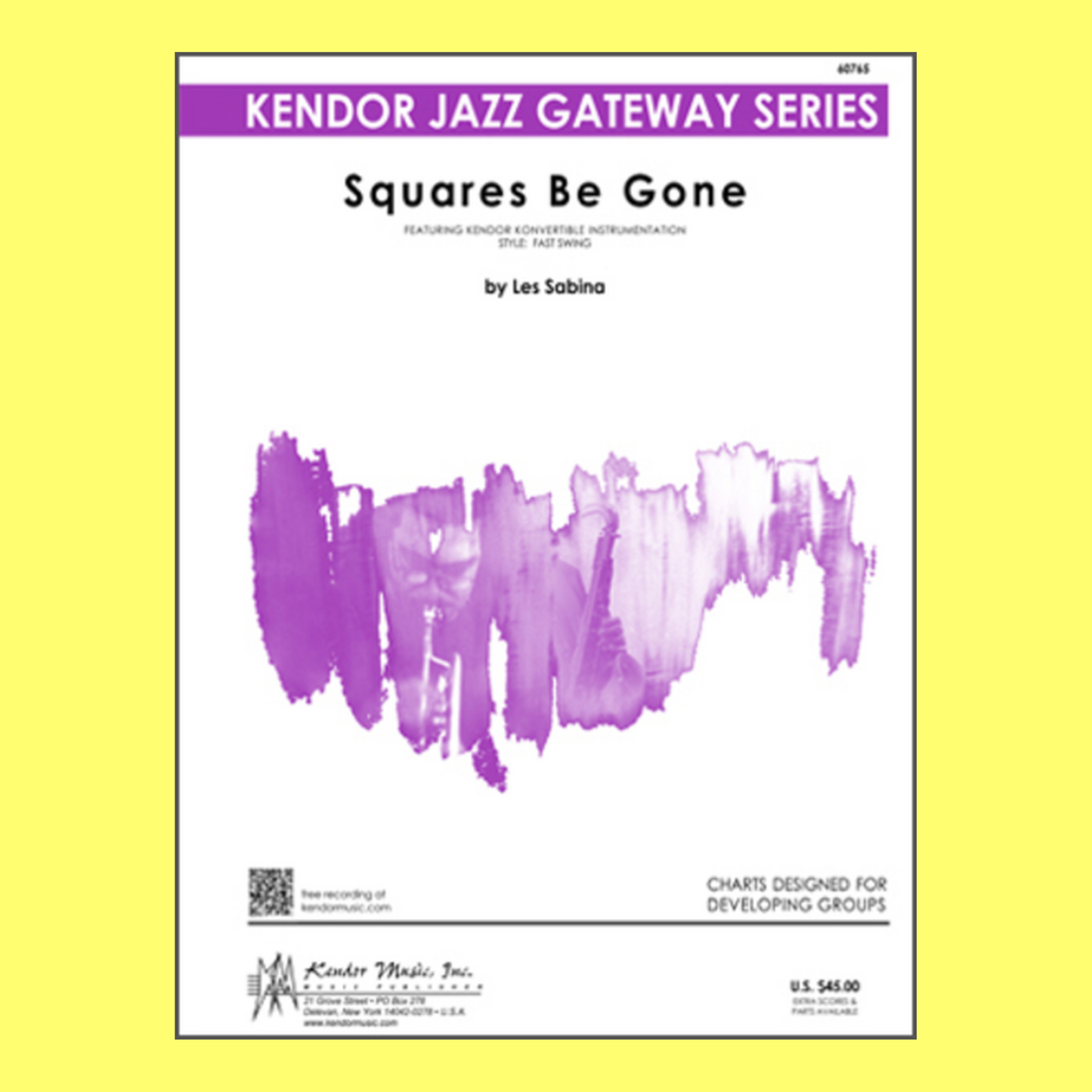 Squares Be Gone Jazz Ensemble Score/Parts