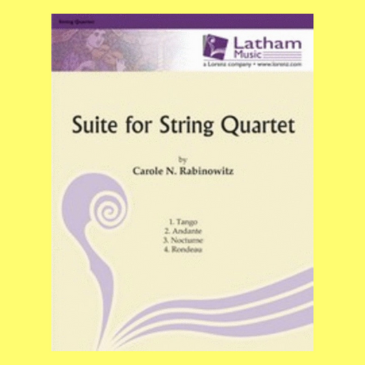 Rabinowitz - Suite For String Quartet Score/Parts