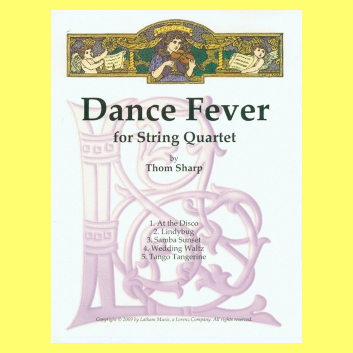 Sharp - Dance Fever For String Quartet Score/Parts