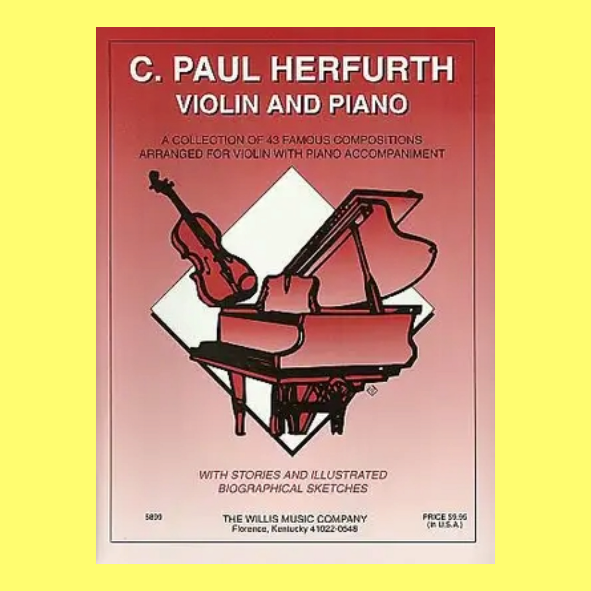 C. Paul Herfurth Violin And Piano Book