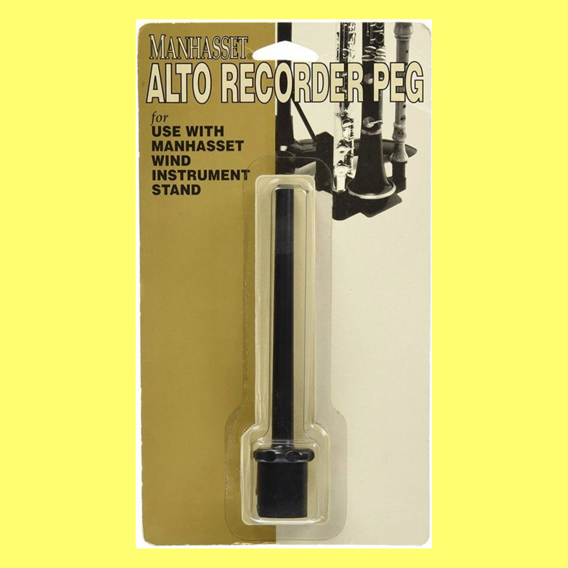 Manhasset - Alto Recorder Peg for the Wind Instrument Stand