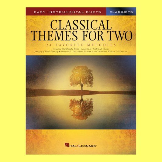 Classical Themes For Two Clarinets Book