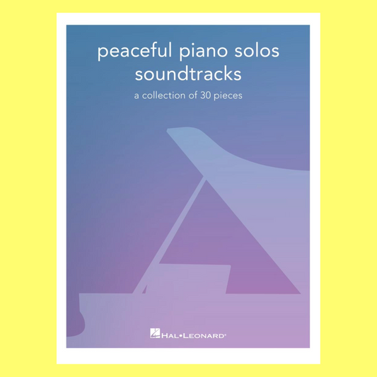 Peaceful Piano Solos Soundtracks Book