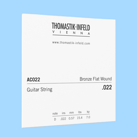 DTAC022 Thomastik AC022 Plectrum Acoustic Guitar Single String Gauge .022