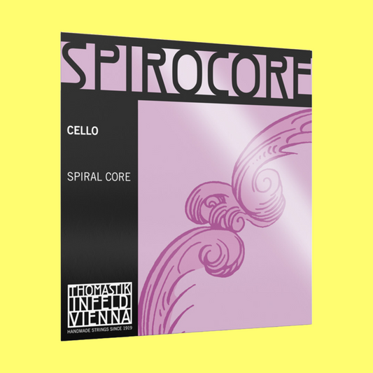 Thomastik S28A Spirocore Cello String 'G' Silver Single String