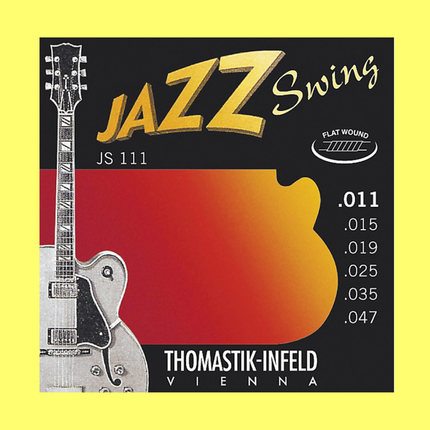 Thomastik JS111T Jazz Guitar Swing Series Flatwound String Set 11/47