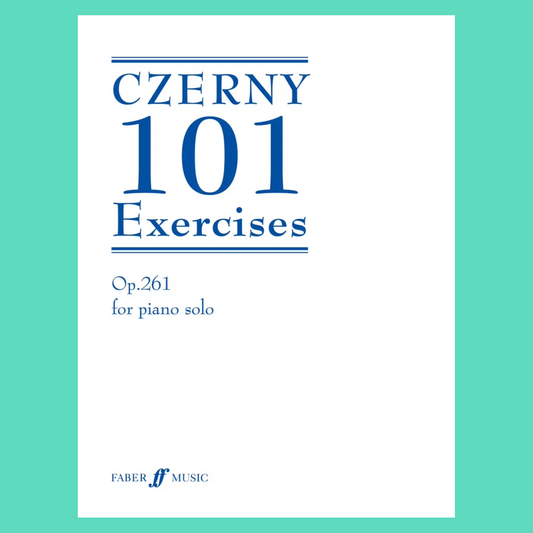 Czerny - 101 Exercises Op 261 For Piano Book (New Edition)