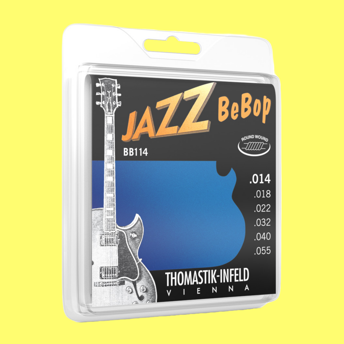 Thomastik BB114 Bebop Jazz Guitar Roundwound String Set 14-55