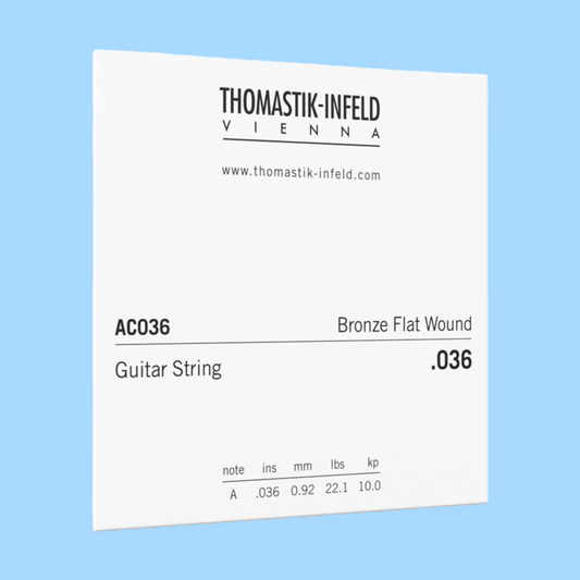 DTAC036 Thomastik Plectrum Acoustic Guitar Single String - Gauge 0.036