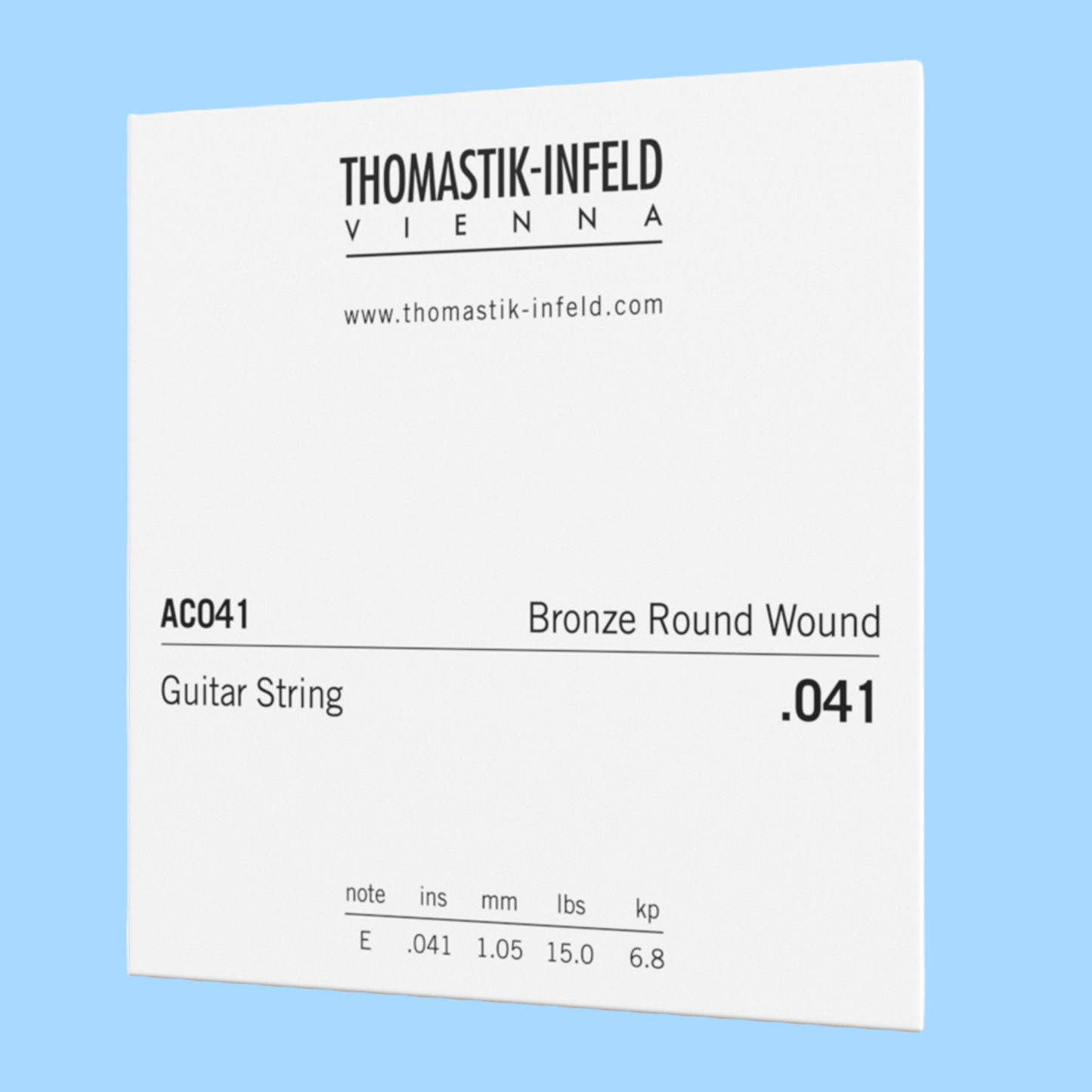 Thomastik Plectrum Acoustic Guitar Single String - Gauge 0.041