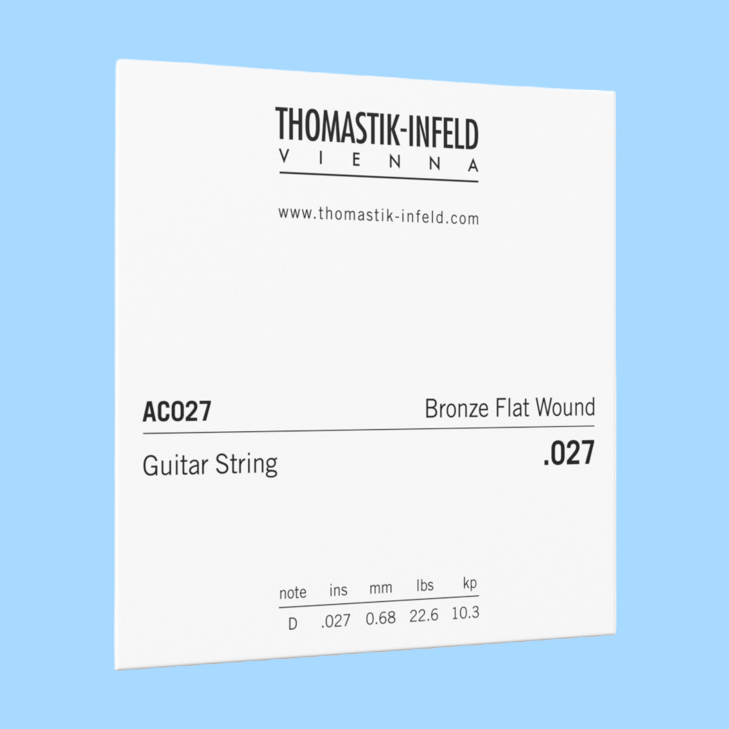 Thomastik Plectrum Acoustic Guitar Single String - Gauge 0.027