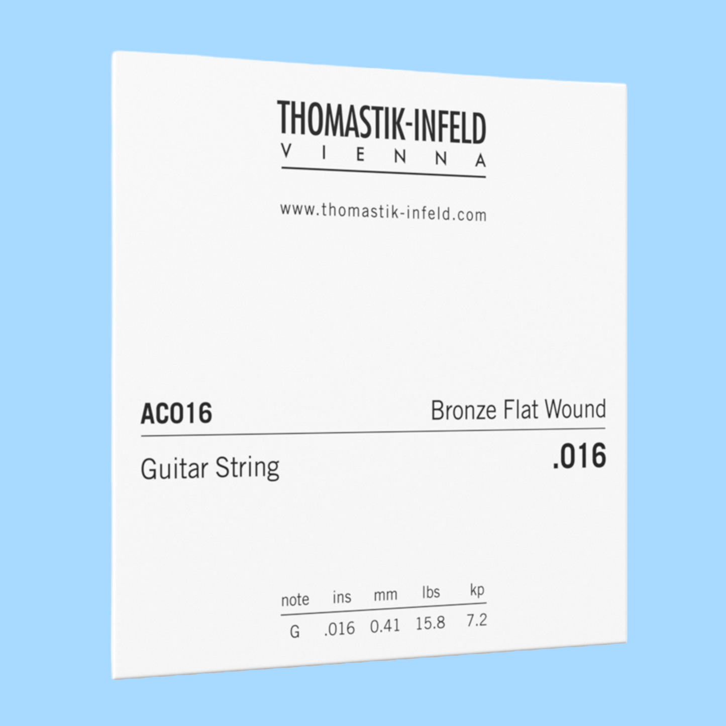 Thomastik Plectrum Acoustic Guitar Single String - Gauge 0.016