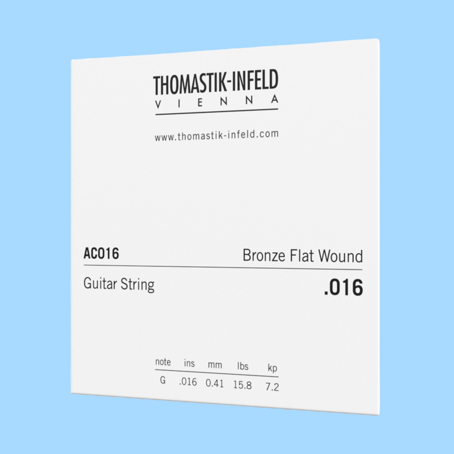 Thomastik Plectrum Acoustic Guitar Single String - Gauge 0.016