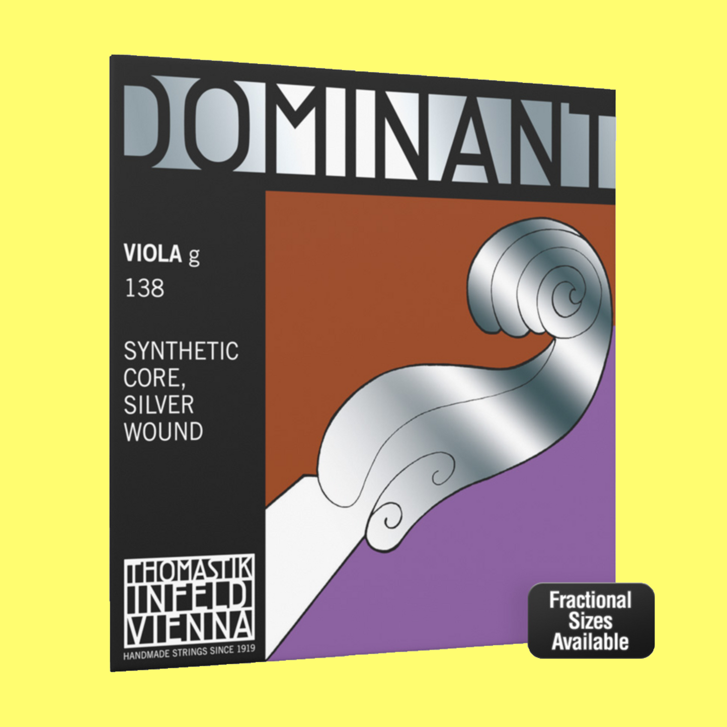 Thomastik 138H Dominant Viola 1/2 'G' Single String