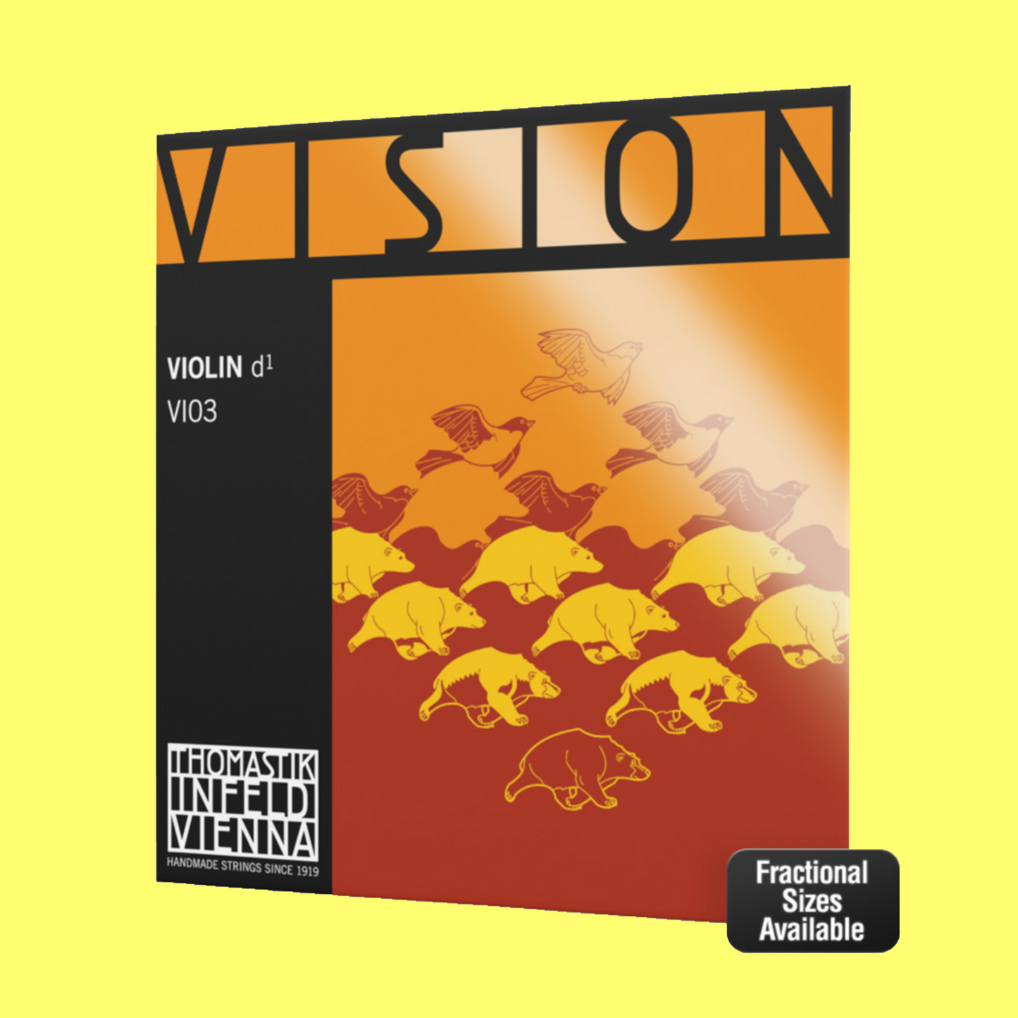 Thomastik VI03.1/8 Vision Violin 1/8 'D' Single String