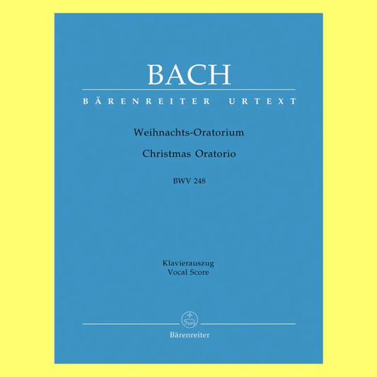 JS Bach - Christmas Oratorio BWV 248 Vocal Score Book