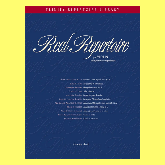 Trinity Repertoire Library - Real Repertoire Violin Book