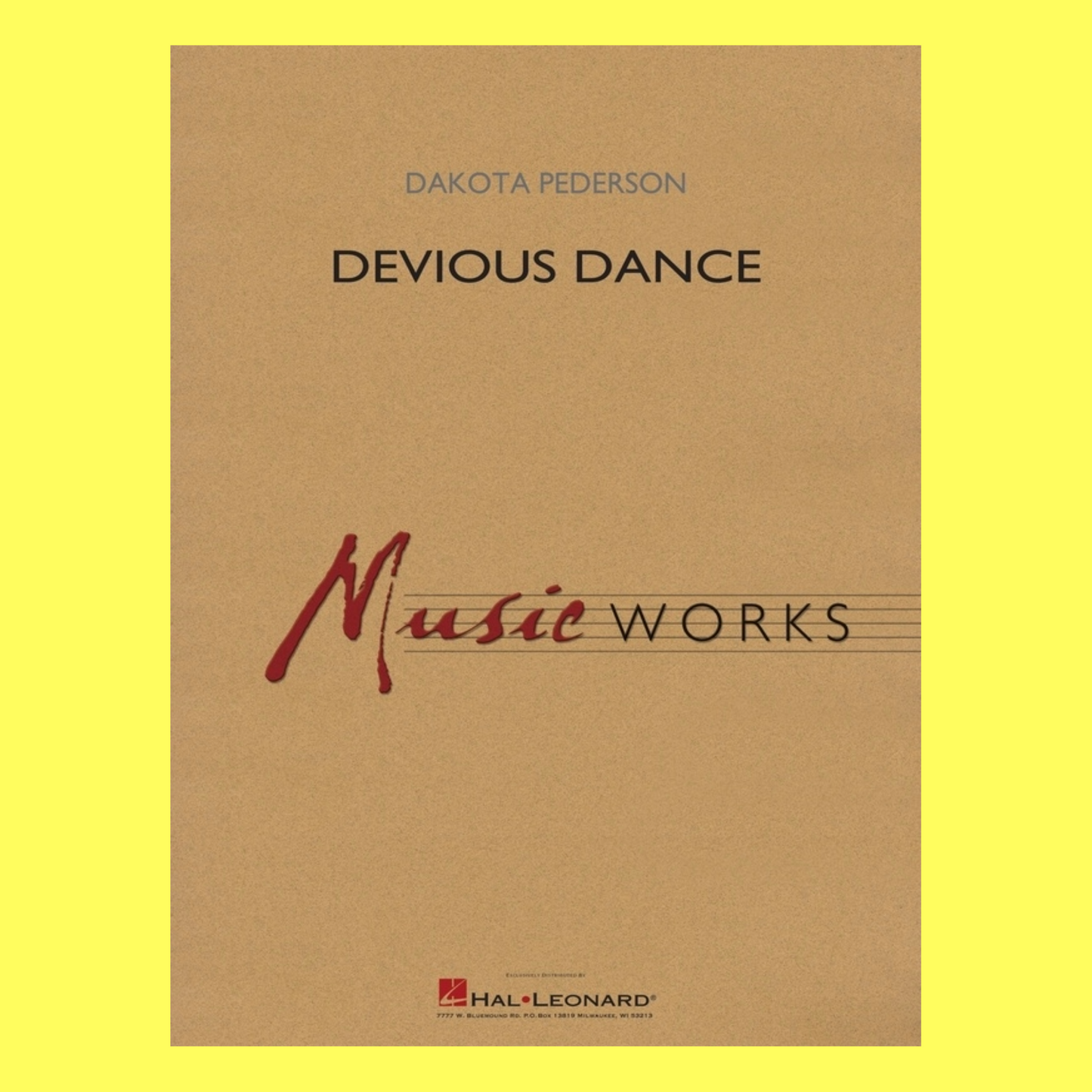 Musicworks - Devious Dance Concert Band Level 4 Score/Parts