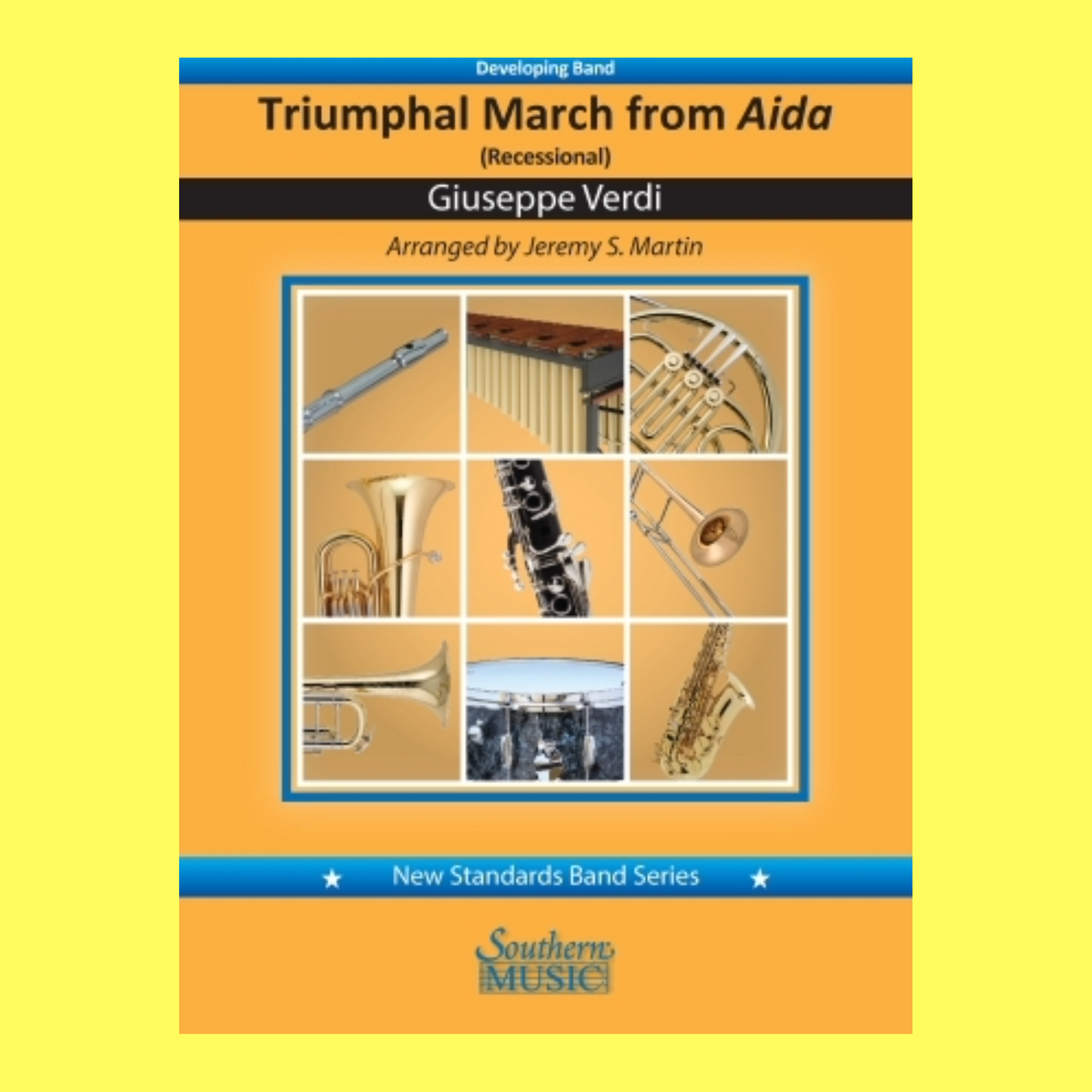 Triumphal March from Aida (Recessional) for Concert Band Level 2.5 Score/Parts