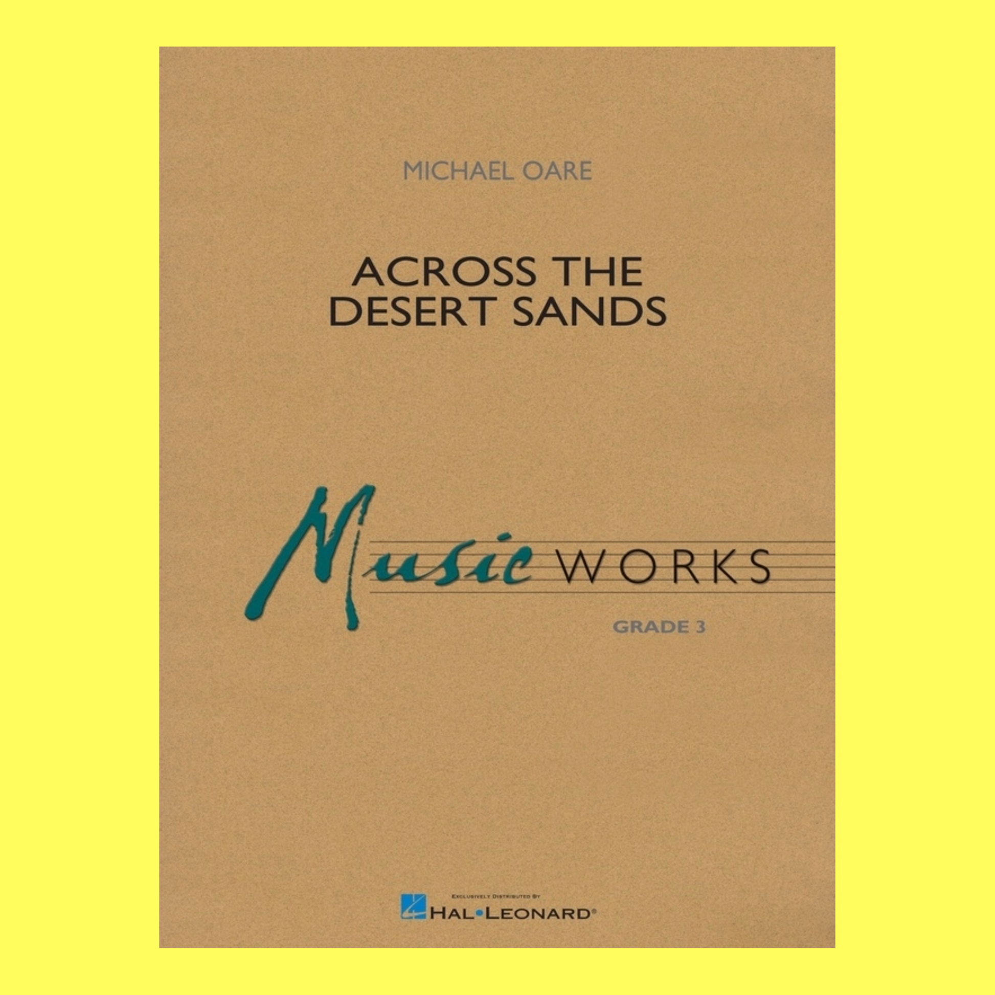 Musicworks - Across the Desert Sands Concert Band Level 3 Score/Parts