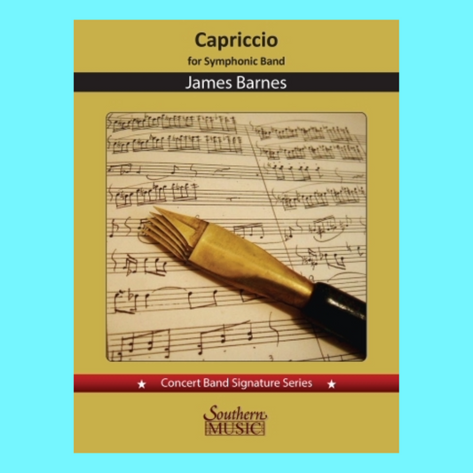 James Barnes - Capriccio Op. 170 for Symphonic Band Level 3 Score/Parts