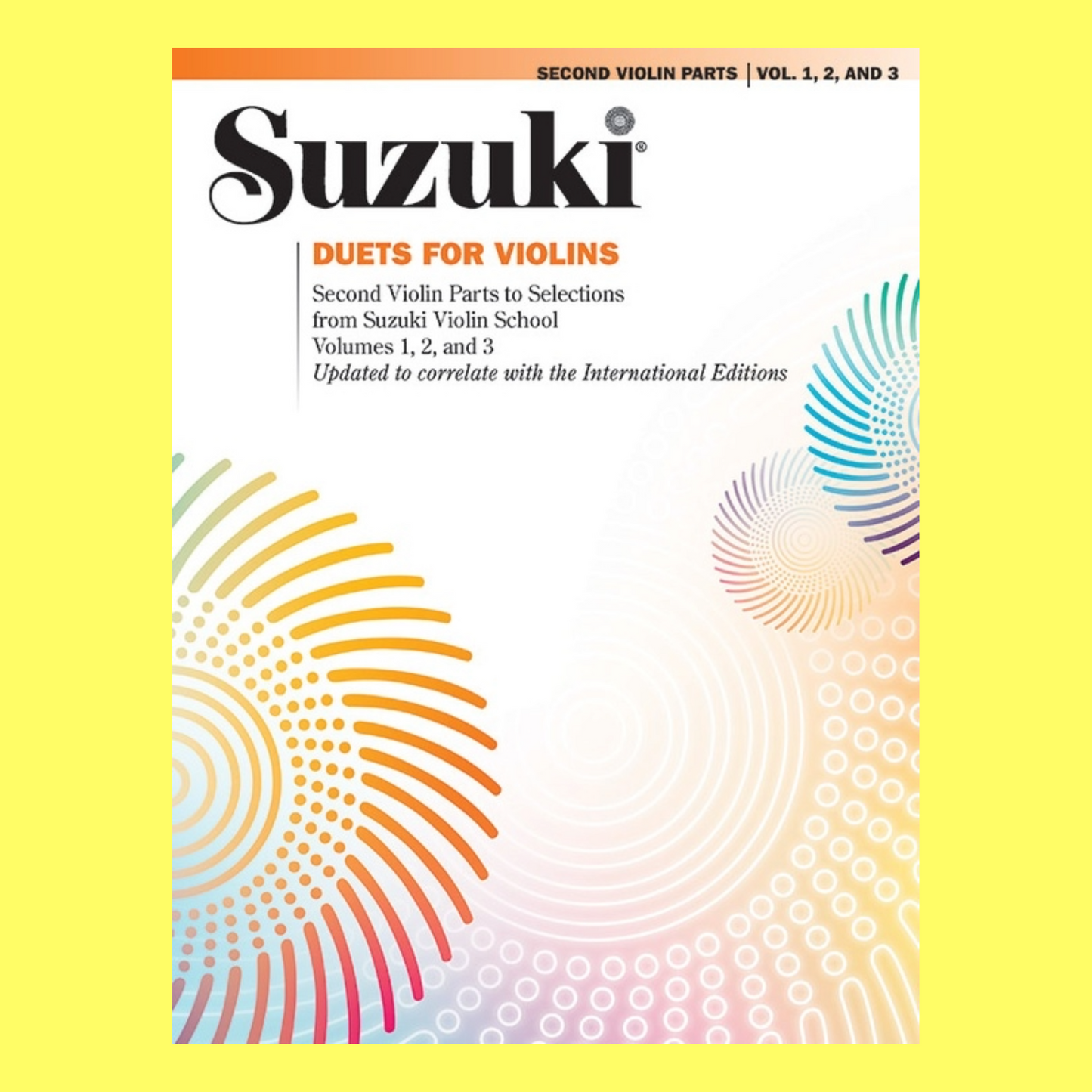 Suzuki - Duets For Violins Second Violin Parts Book