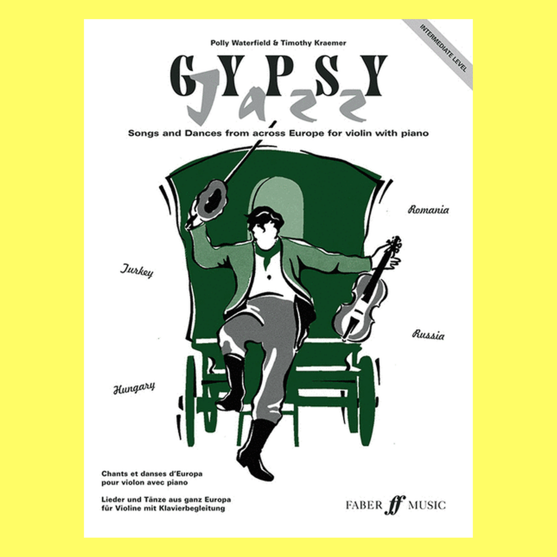 Gypsy Jazz Intermediate Violin with Piano Accompaniment Book