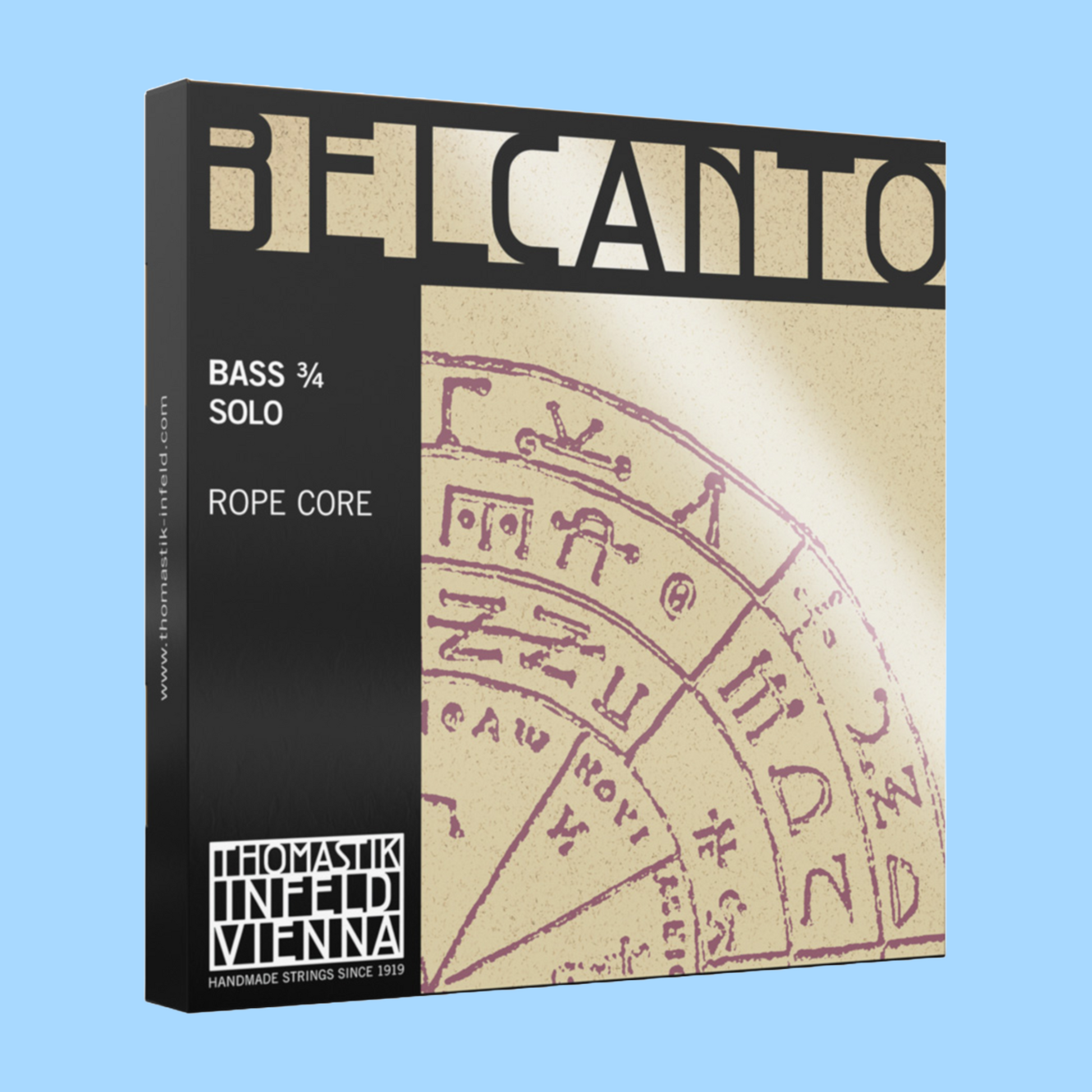 Thomastik BC600S Belcanto Solo Double Bass 3/4 Solo String Set