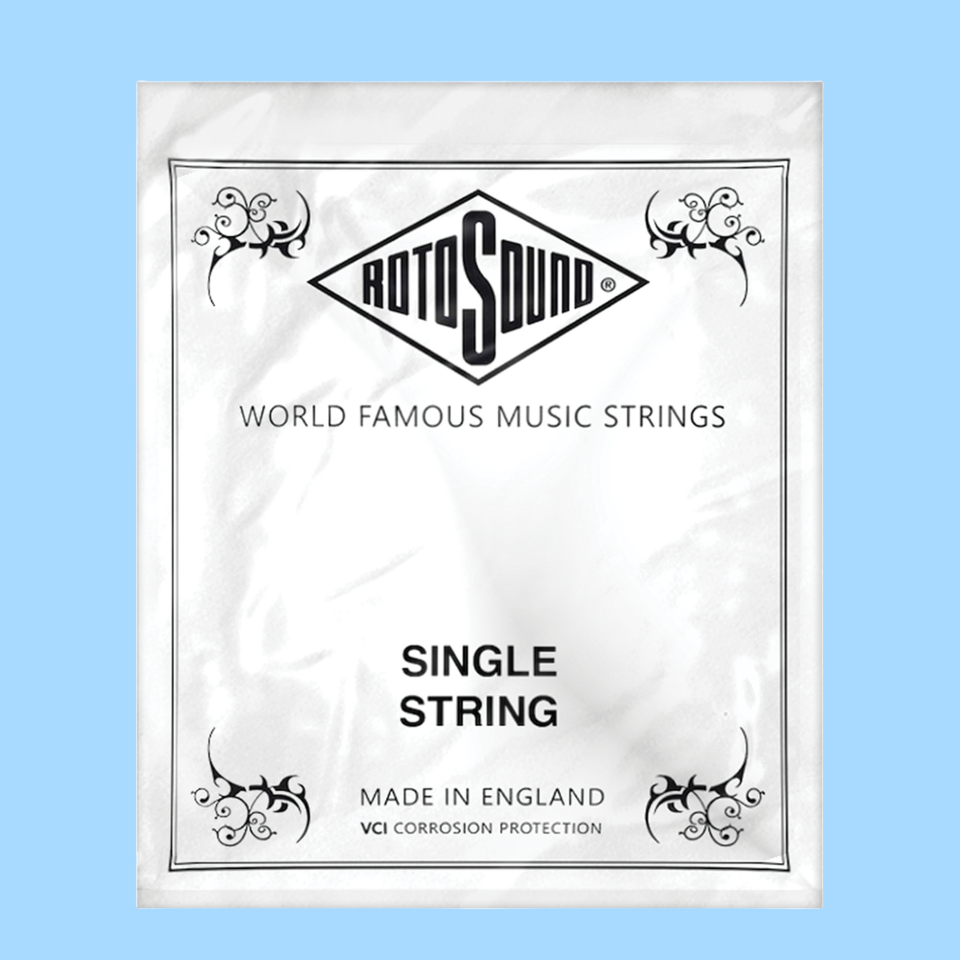 Rotosound 125 Monel Flatwound Bass Guitar Single String