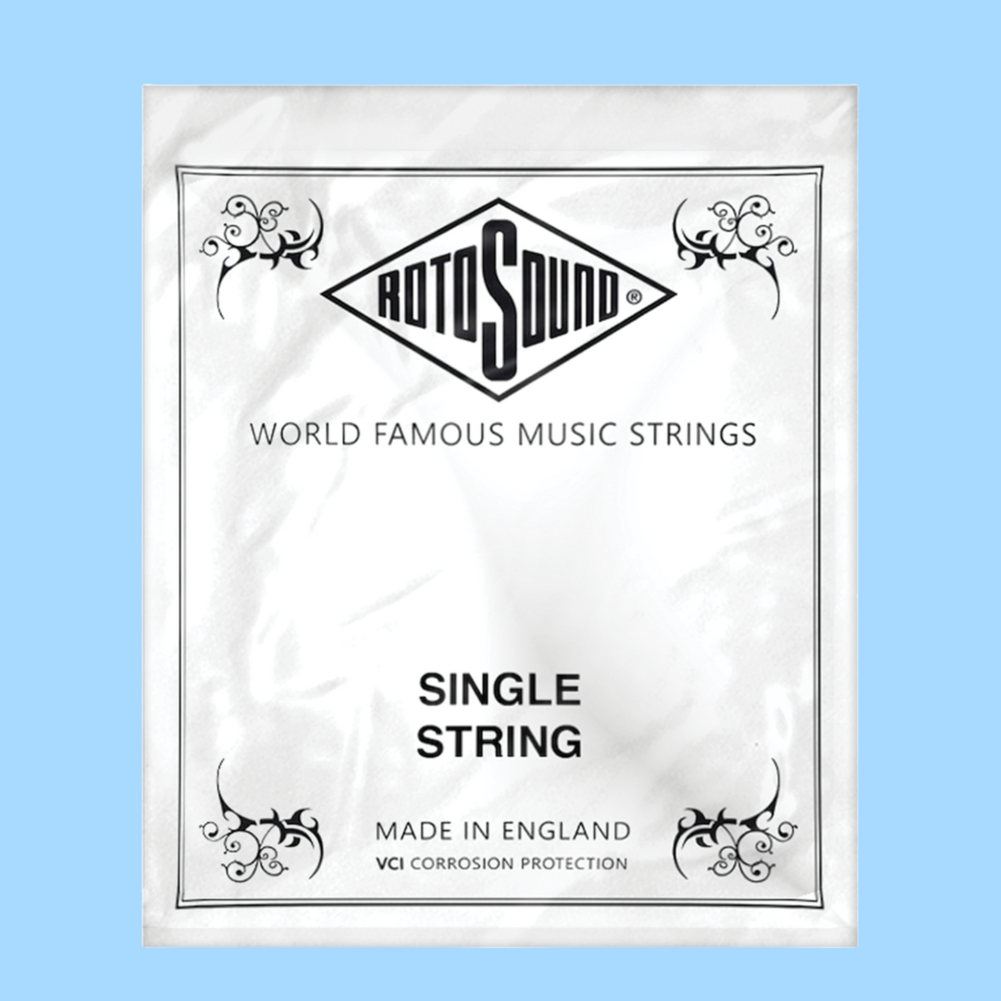 Rotosound 045 Monel Flatwound Bass Guitar Single String