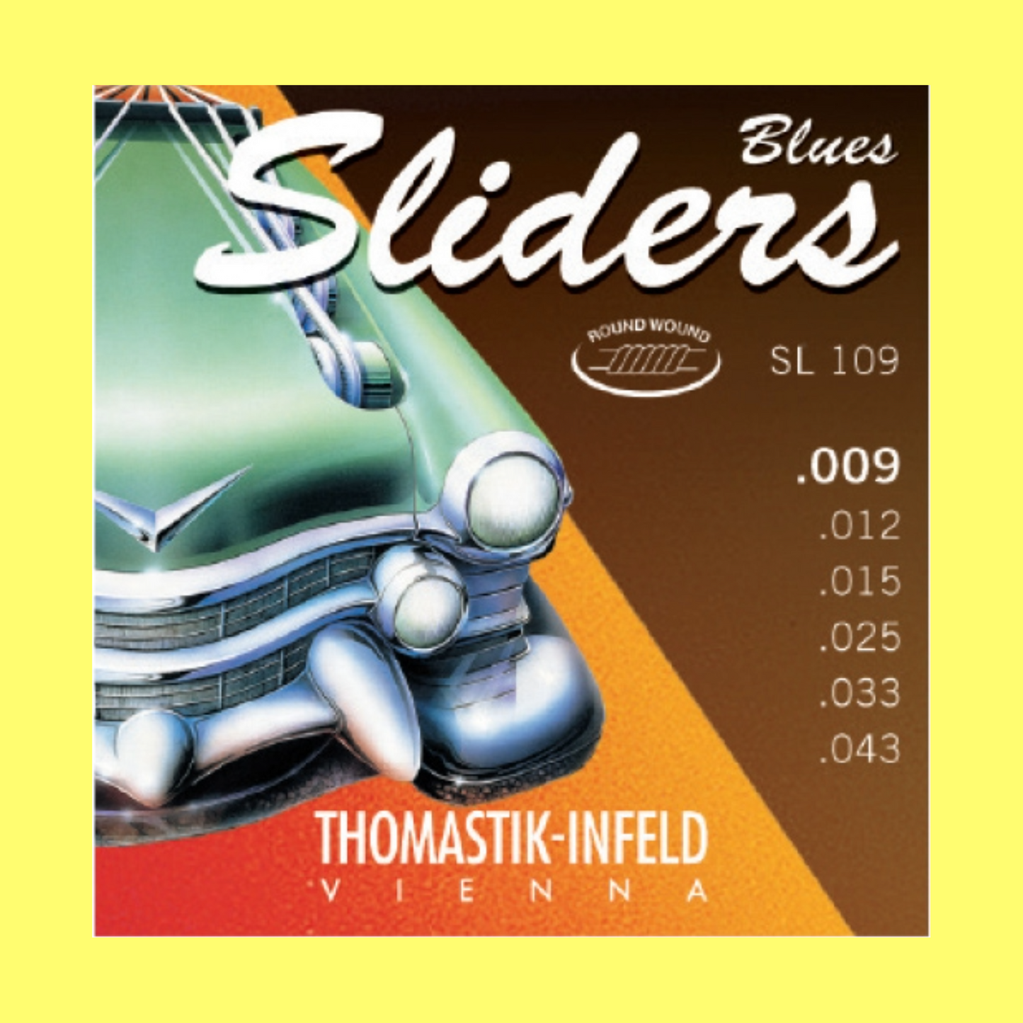 Thomastik SL109 Blues Sliders Guitar String Set - 9-43