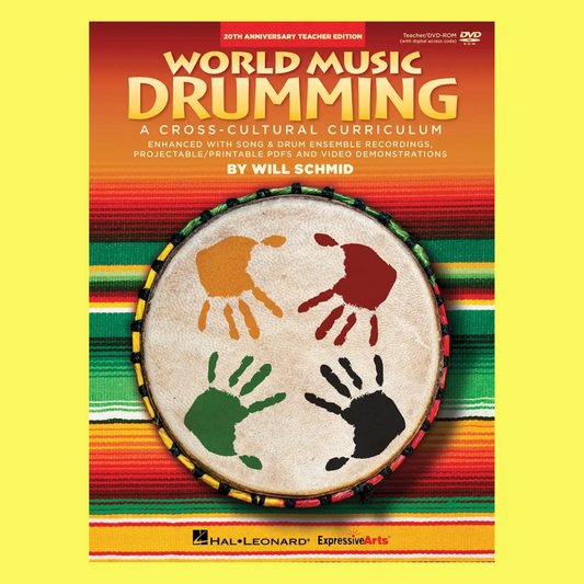 World Music Drumming 20th Anniversary Edition  - Teaching Book/Dvd Rom