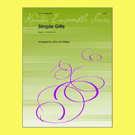 Simple Gifts - French Horn Quartet Score/Parts Book