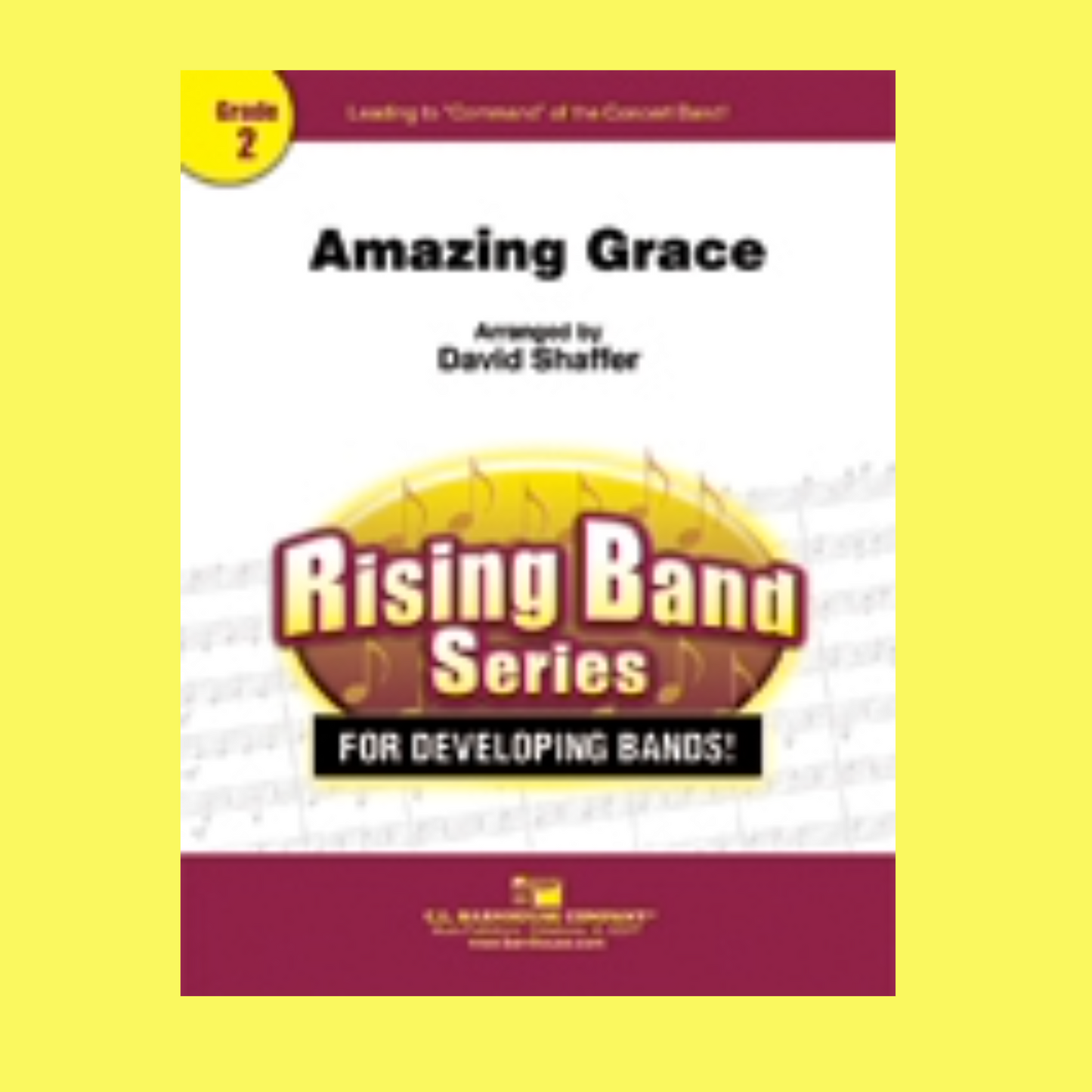 Amazing Grace - Young Concert Band Level 2 Score/Parts