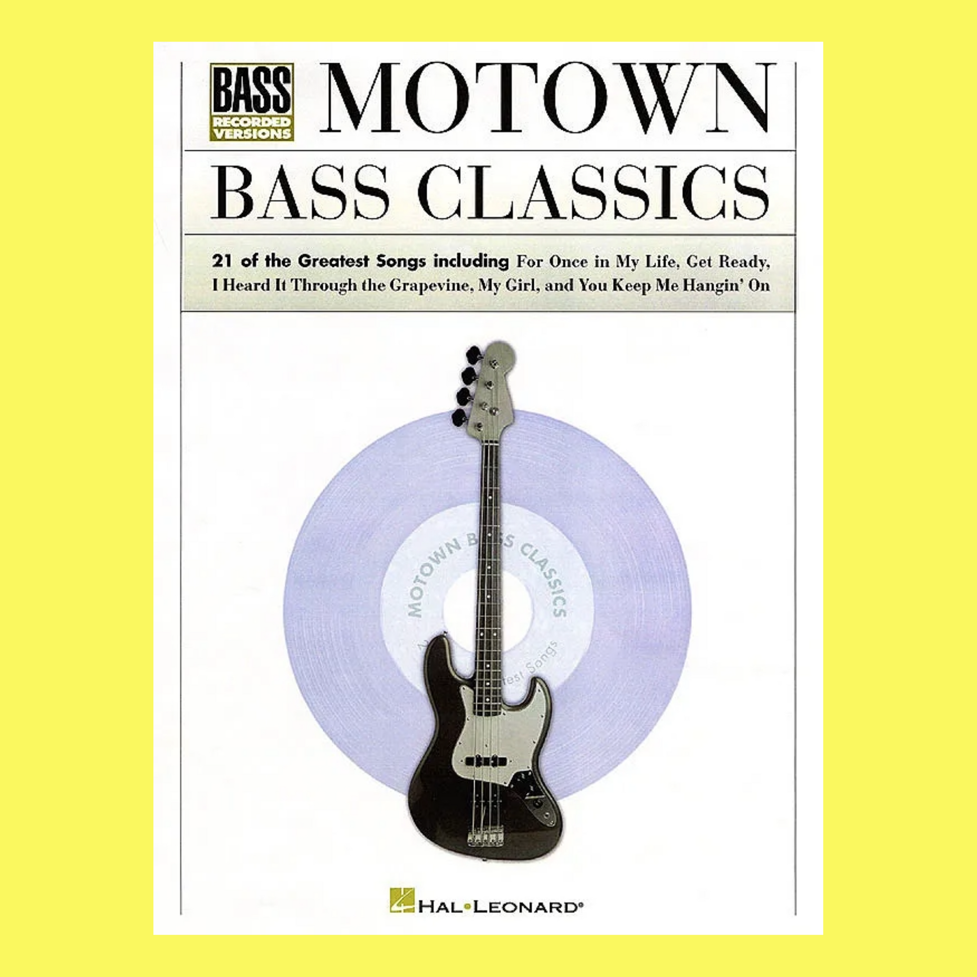 Motown Bass Classics Bass Guitar Tab Book