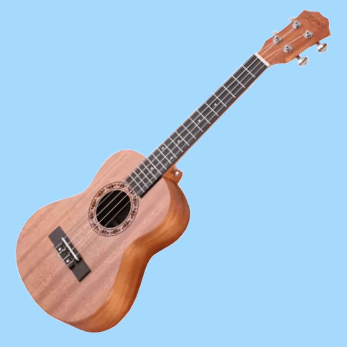 Alpha 26-inch Electric Natural Tenor Ukulele with Tuner & Carry Bag