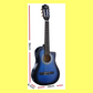 Alpha 34-inch Blue Childrens Nylon Acoustic Guitar Pack