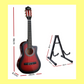 Alpha 34-inch Red Childrens Nylon Acoustic Guitar Pack