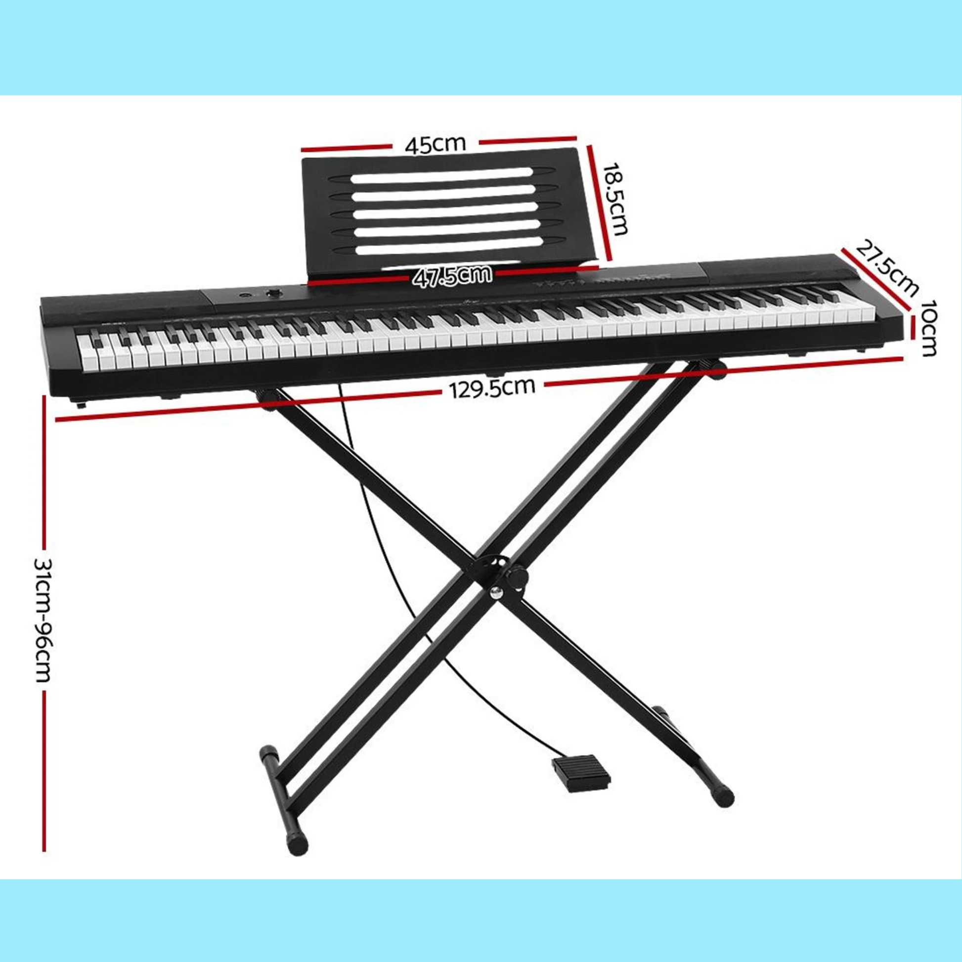 Alpha 88 Keys Electric Piano Keyboard