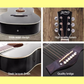 Alpha 41 inch Black Wooden Acoustic Guitar & Accessories Pack