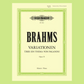 Brahms - Variations On A Theme Of Paganini Op 35 for Piano Complete Book