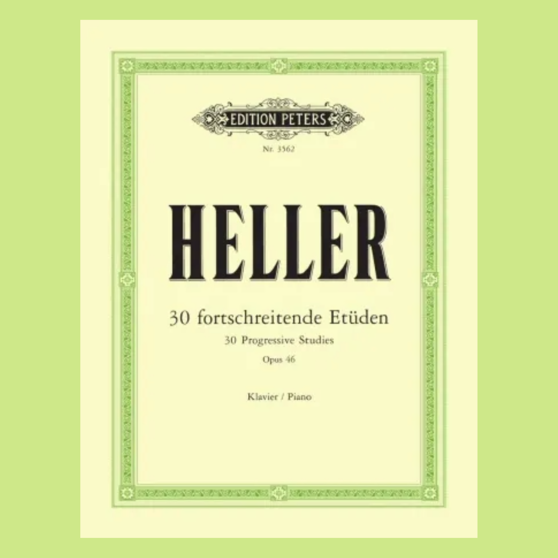 Heller - 30 Progressive Studies Op 46 Piano Book