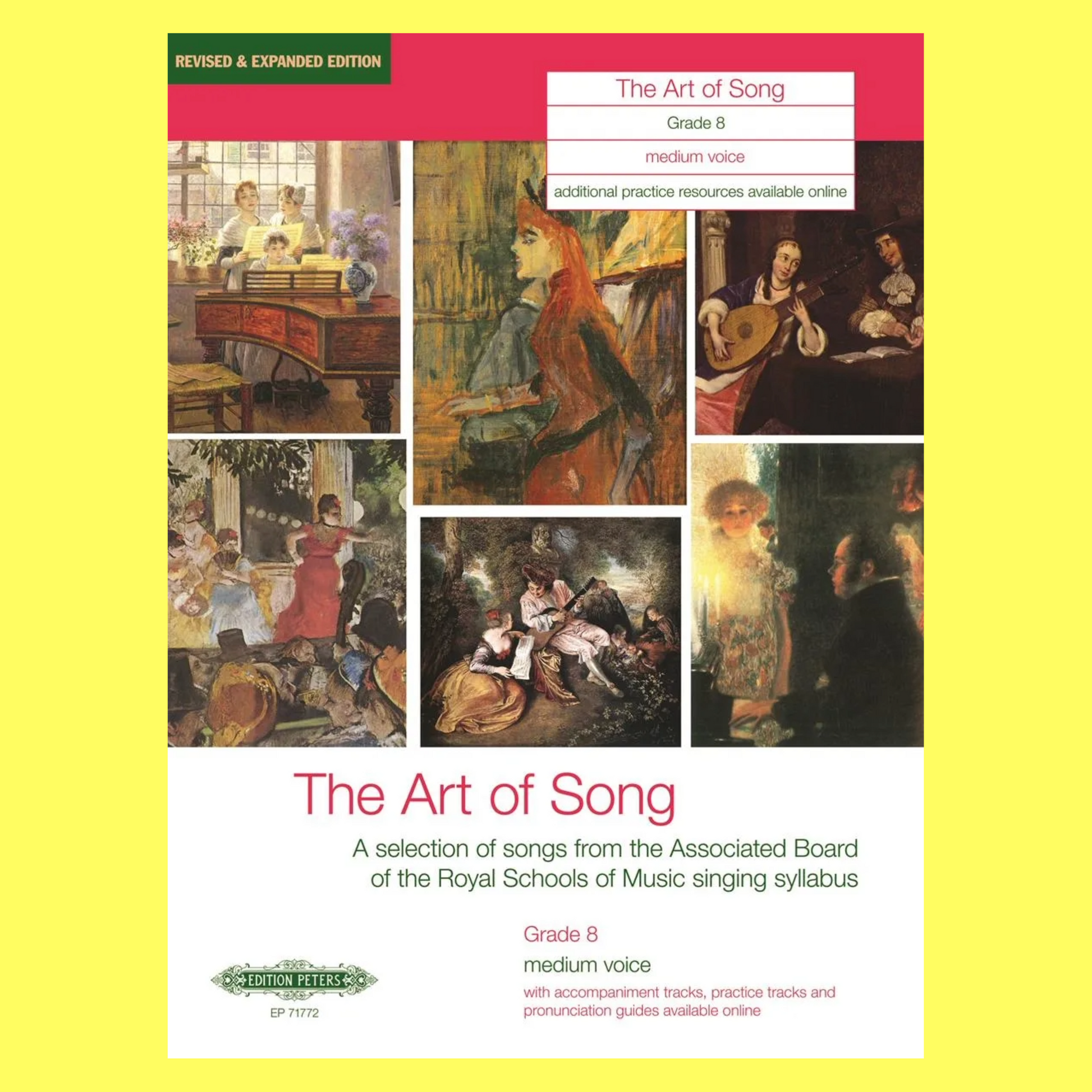 The Art Of Song - Grade 8 Medium Voice Book (Revised and Expanded Edition)