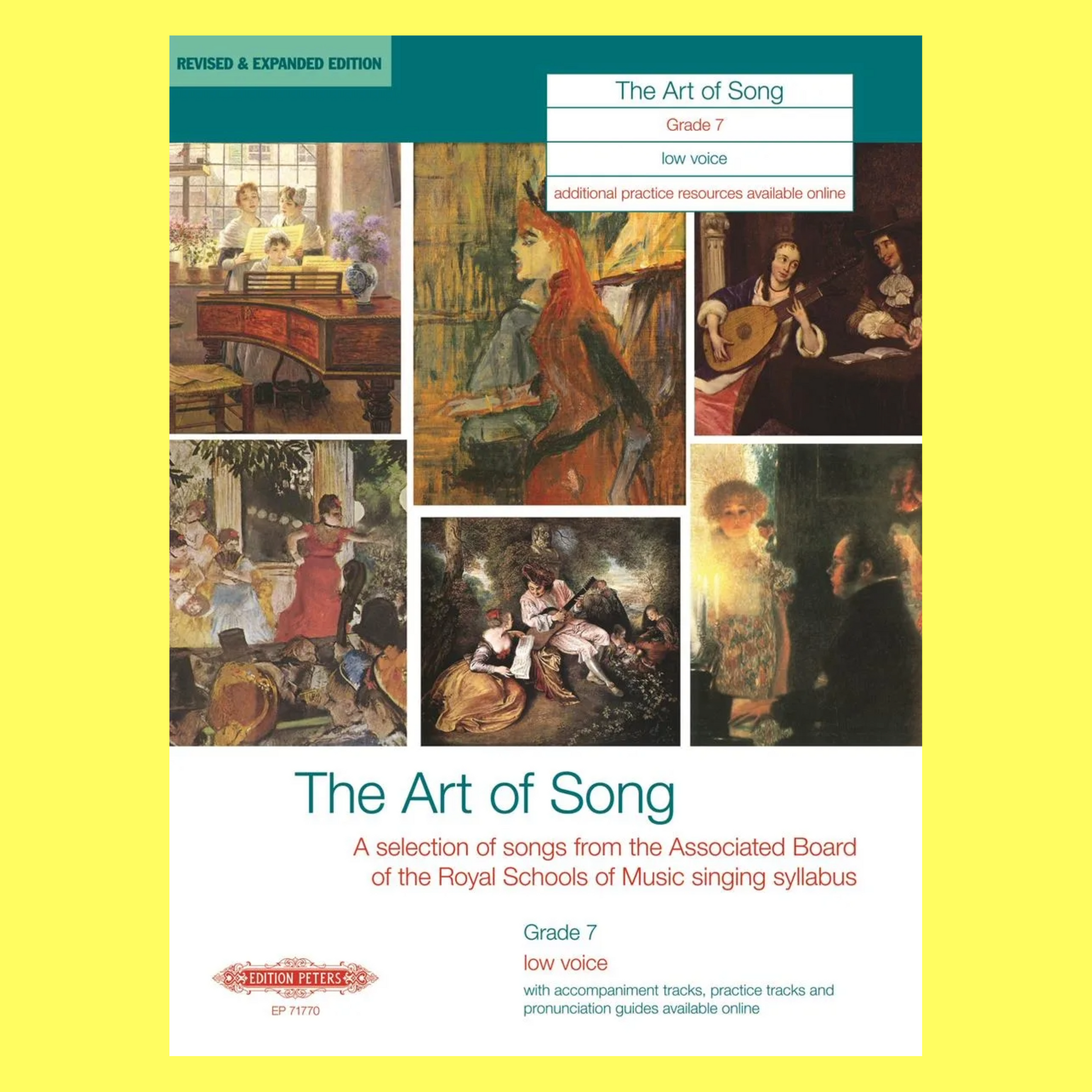 The Art Of Song Grade 7 Low Voice Book (Revised and Expanded Edition)