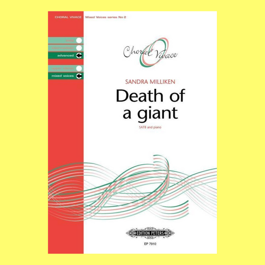 Death Of A Giant - SATB Vocal Sheet Music with Piano Accompaniment