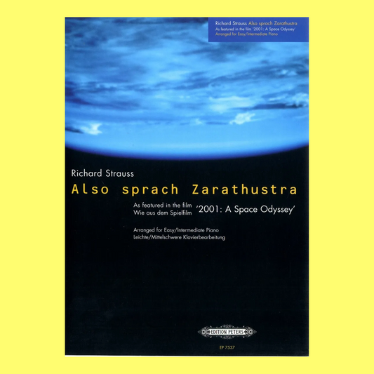 Also Sprach Zarathustra - Space Odyssey Theme Piano Sheet Music