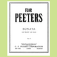 Peeters - Sonata Op 51 Trumpet with Piano Accompaniment Book