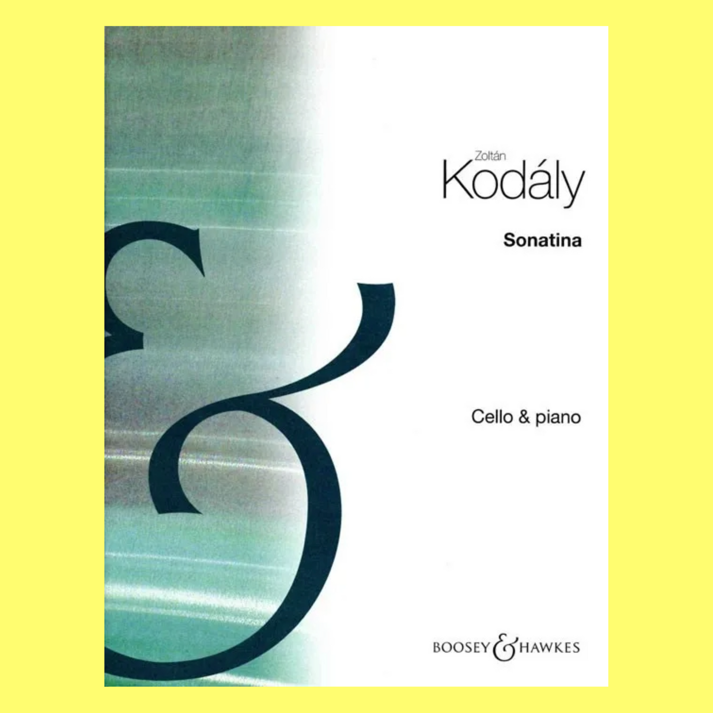 Kodaly - Sonatina Cello & Piano Book