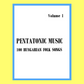 Pentatonic Music Volume 1 Book (100 Hungarian Folk Songs)