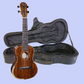 Barnes & Mullins BMUK5CE Concert Walnut Ukulele with Pickup & Backpack Case